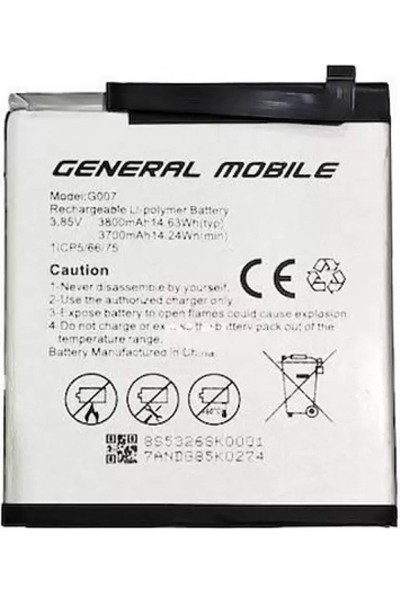 General Mobile Gm 9 Plus Batarya