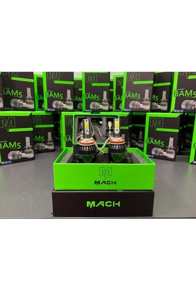 Mach H11 Bam5 Mach Led Xenon Beyaz 12V / 50W / 10800 Lumens