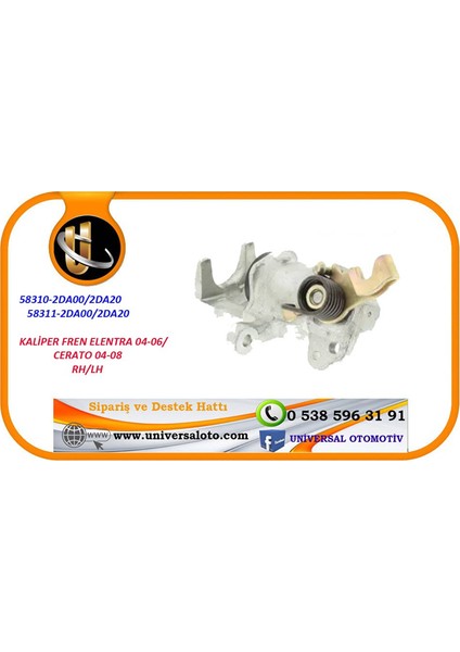 Kaliper Fren Elentra 04-05/cerato 04-08 Arka Rh