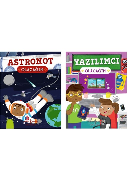 Stem Serisi 2 Kitaplık Set: Yazılımcı Olacağım - Astronot Olacağım