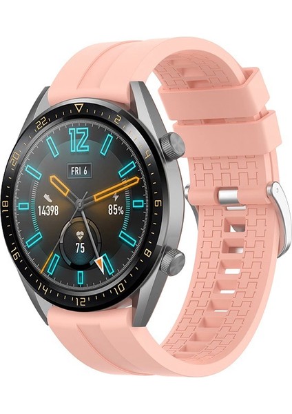 Xiaomi Watch S1 ve S1 Active Spor Silikon Kordon 22 mm Uyumlu (Açık Pembe)