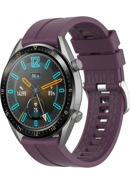 Xiaomi Watch S1 ve S1 Active Spor Silikon Kordon 22 mm Uyumlu (Mor)