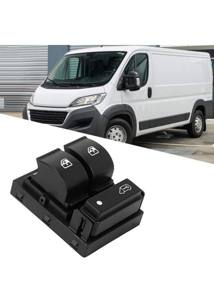 Fiat Ducato Sol Çiftli Cam Açma Düğmesi Anahtarı (2007-2013)