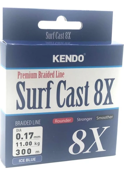 Surf Cast 8x Fıghtıng 300 mt Örgü Ip ( Ice Blue)