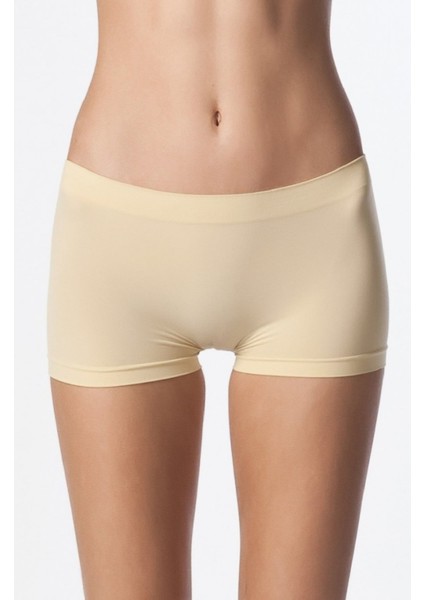Kadın 3'lü Ekonomik Paket Seamless Dikişsiz Şort Külot Boxer 2008