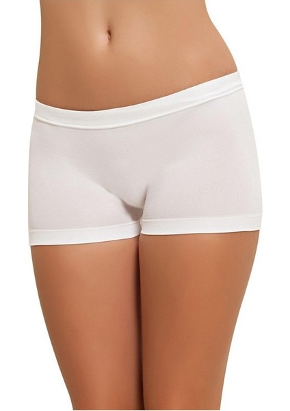 Kadın 3'lü Ekonomik Paket Seamless Dikişsiz Şort Külot Boxer 2008