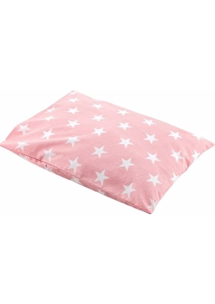 35 x 45 cm Yıldız Desen Bebek Yastığı Kılıfı 2 Adet Pamuklu