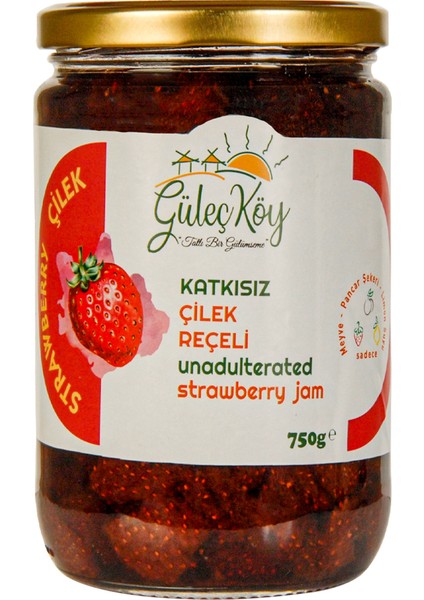 Güleç Köy Çilek Reçeli 750 gr