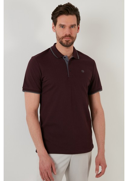 % 100 Pamuk Düğmeli Polo T Shirt Erkek POLO 5902118