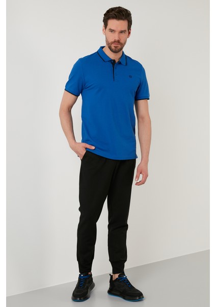 % 100 Pamuk Düğmeli Polo T Shirt Erkek Polo 5902118