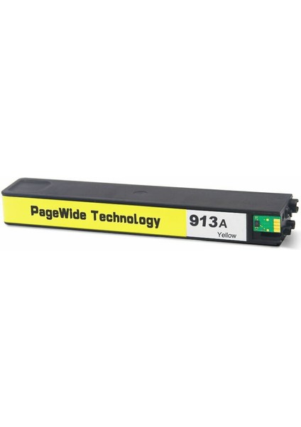 913A Hp Pagewide Pro 477DN Uyumlu Sarı Muadil Kartuş 3.000 Sayfa (Yeni Versiyon Chipli)