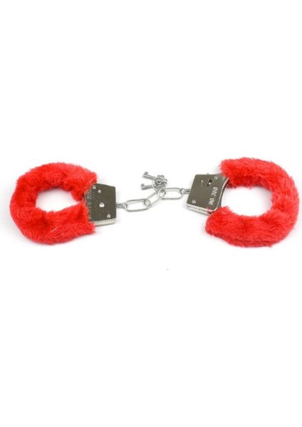 Kırmızı Peluş Kelepçe- fiyatları