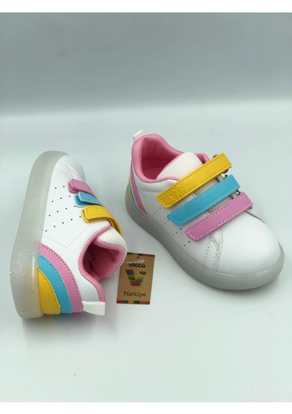 Sun Işıklı Cırtlı Spor Ayakkabı modelleri