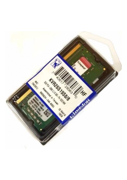 KVR26S19S8/8 8GB 2666MHz DDR4 Sodimm RAM 12V CL19