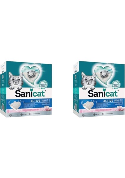 Sanıcat Actıve White Lots Flower 10 Lt Kutu x 2 Adet