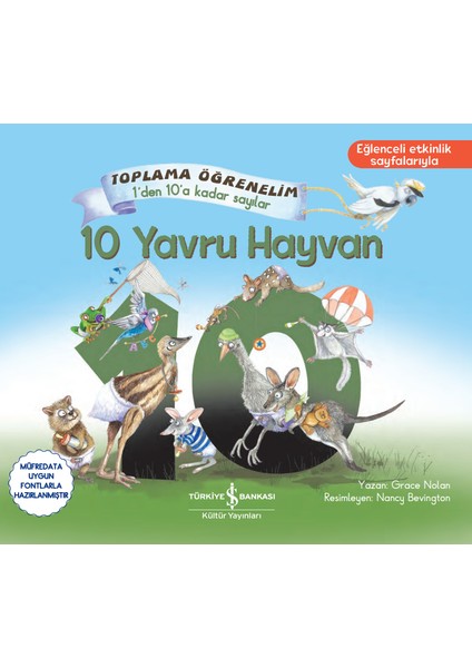 10 Yavru Hayvan – Toplama Öğrenelim 1’den 10’a Kadar Sayılar - Grace Nolan