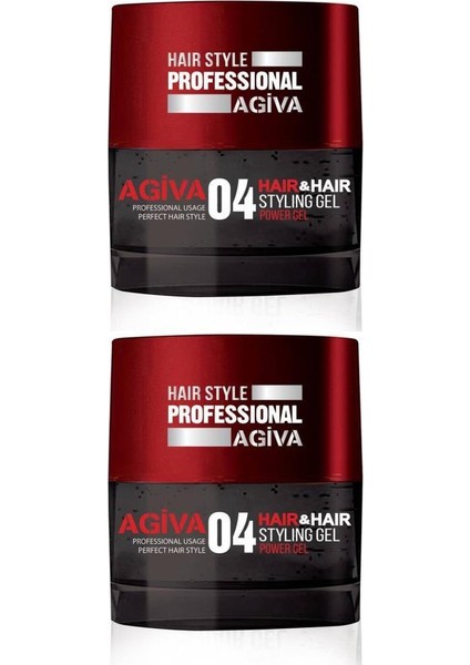 Hair Styling Gel 04 Power Strong 200 ml X2