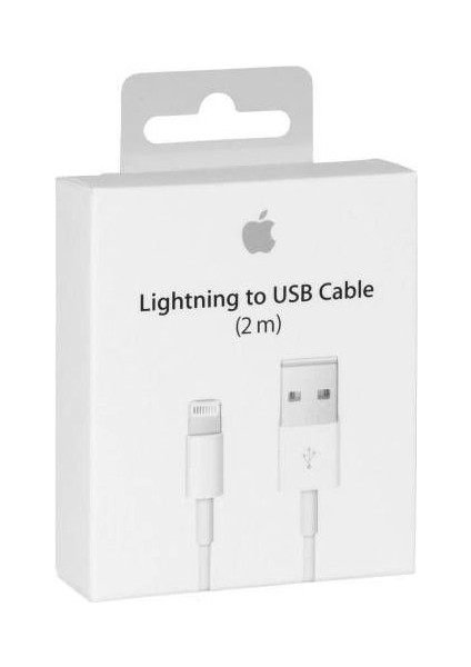 2 Metre Apple iPhone Uyumlu Şarj Kablosu Lightning USB