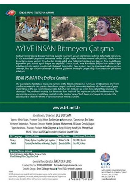 Ayı ve Insan, Bitmeyen Çatışma (Dvd Arşiv 81 -Dvd)