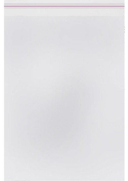 10x20+5 (10*25) cm. 250 Adet - Şeffaf Bantlı Yapışkanlı Jelatin Poşet