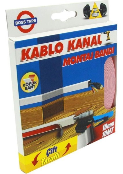 Kablo Kanal Yapıştırma Bantı 10MMX10MT fiyatları