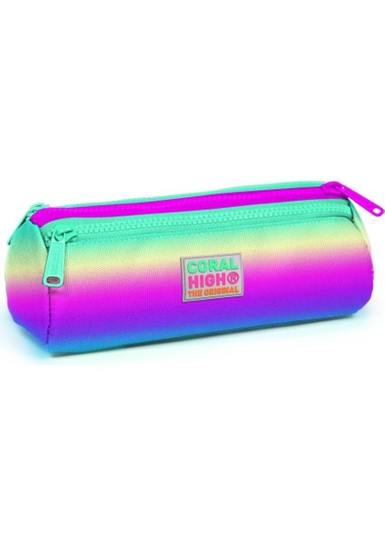 Pembe - Yeşil - Mavi Kız Çocuk Çekçek Çanta Seti - Işıklı Tekerlekler