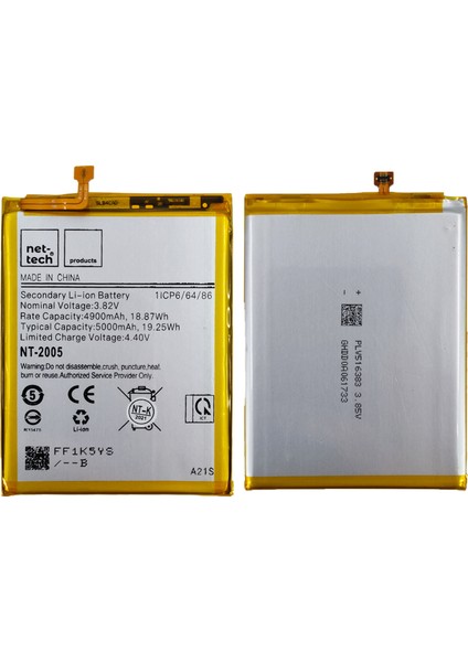 Samsung Galaxy A02 Uyumlu Batarya
