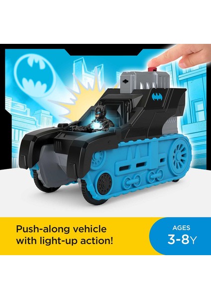 Bat-Tech Tank Batmobil Imaginext Özel Araçlar Tank Batmobil Işıklı Batman Figür ve Arabası