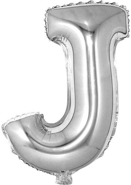 40 Inç Gümüş J Folyo Balon