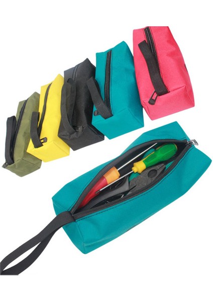 Oxford Aracı Saklama Çantası Anahtarı Anahtarı Zip Cep Organizatör Taşıma Kılıfı Kılıfı Siyah (Yurt Dışından) fiyatları