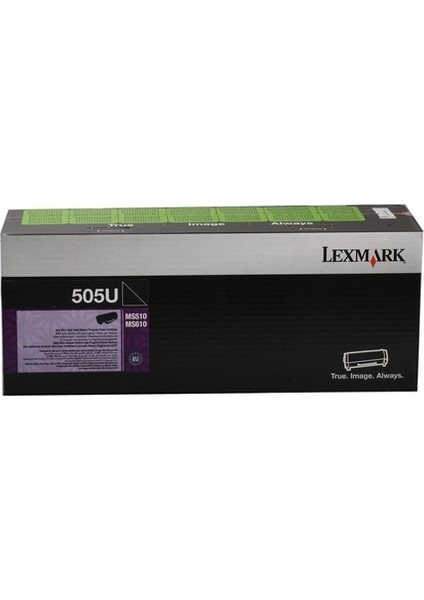 505U-MS510/610 Orijinal Siyah Toner Lexmark MS510DN