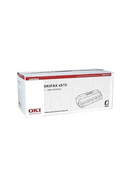 Oki Fax 4515-09004245 Orjinal Siyah Toner
