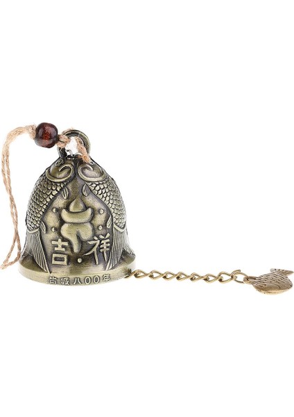 İşlemeli Dekoratif Bahçe Zili - Altın (Yurt Dışından)