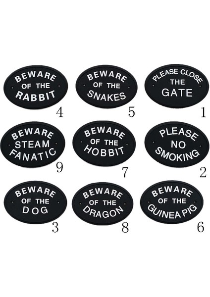 Açık Bahçe Işaretleri Siyah Su Geçirmez Lütfen Kapıyı Kapatın (Yurt Dışından) fırsatları