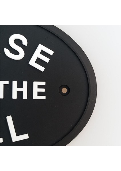 Açık Bahçe Işaretleri Siyah Su Geçirmez Lütfen Kapıyı Kapatın (Yurt Dışından) indirimleri