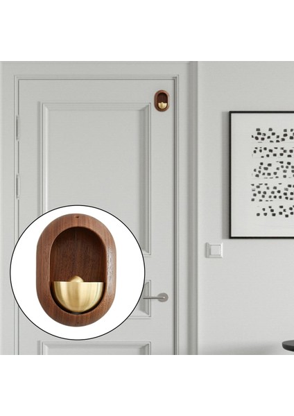 Retro Tarzı Manyetik Kapı Zili Bahçe Veranda Için Dekoratif (Yurt Dışından) indirimleri