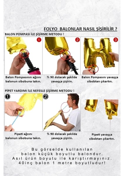 T Harfi Folyo Balon Gold 100 cm 40 Inç 1 Metre Altın fiyatları