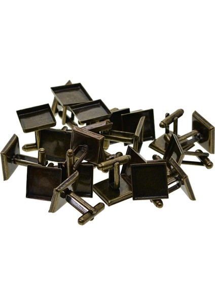 20'li Kare Pirinç Kol Düğmesi (Yurt Dışından) fiyatları