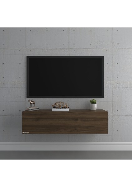 Duvara Monte Tv Sehpası Ceviz S6107-2