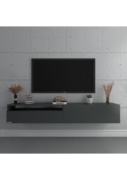 Duvara Monte Tv Sehpası Antrasit S6110-4