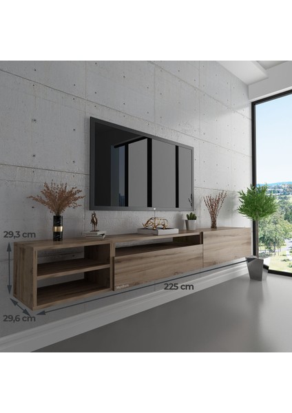 Duvara Monte Tv Sehpası Çırağan S6111-3