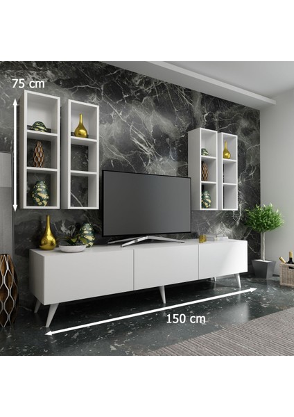 Festival Tv Ünitesi Q3802-1 Beyaz
