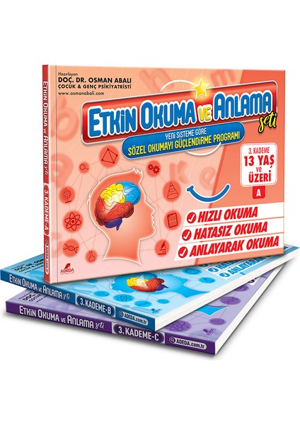 Etkin Okuma ve Anlama Seti 3. Kademe - Osman Abalı