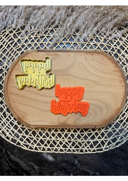 Happy Birthday Kurabiye Kalıbı ve Hamur Kesicis fiyatları
