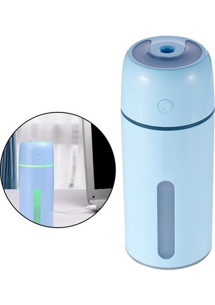 Sessiz USB Nemlendirici 250 Ml. 7-Renk LED Gece Lambası Otomatik Kapalı Hava Difüzör Mavi (Yurt Dışından) fiyatları