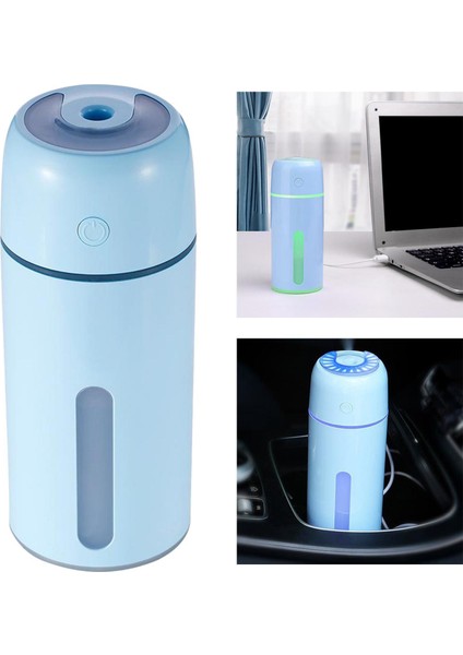 Sessiz USB Nemlendirici 250 Ml. 7-Renk LED Gece Lambası Otomatik Kapalı Hava Difüzör Mavi (Yurt Dışından) indirimleri