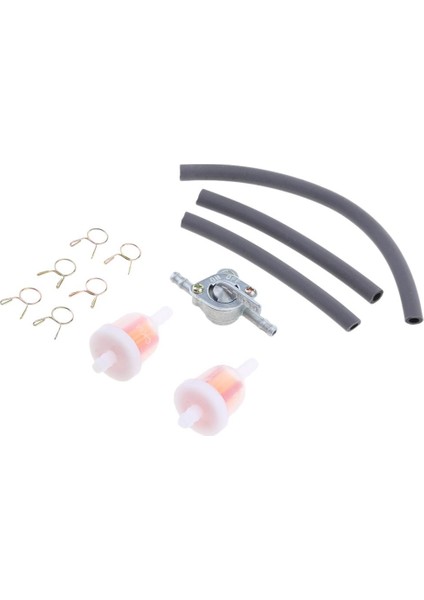6mm Gaz Benzinli Boru Hortumu Hattı + 4 Klipler + Tank Switc () Siyah (Yurt Dışından) modelleri
