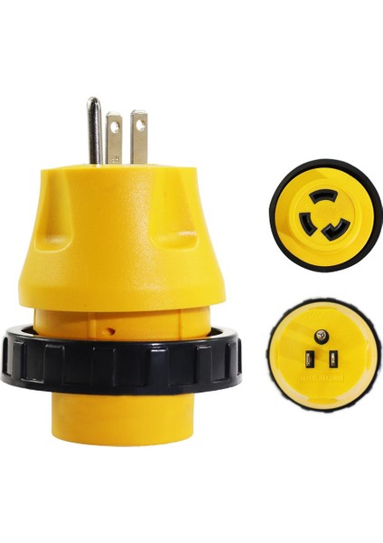 Rv Elektrik Adaptörü 15 5-15 P Erkek Jeneratör 30A L5-30R Kadın (Yurt Dışından)