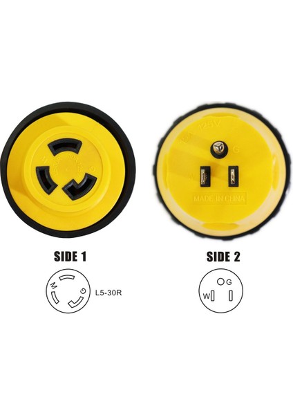 Rv Elektrik Adaptörü 15 5-15 P Erkek Jeneratör 30A L5-30R Kadın (Yurt Dışından)