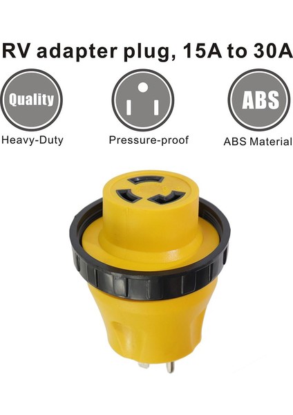 Rv Elektrik Adaptörü 15 5-15 P Erkek Jeneratör 30A L5-30R Kadın (Yurt Dışından)